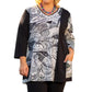 On The Plus Side - 3/4 Sleeve V-Neck Helen Tunic - Plus