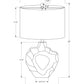 Lighting, Table Lamp, Modern - Cream