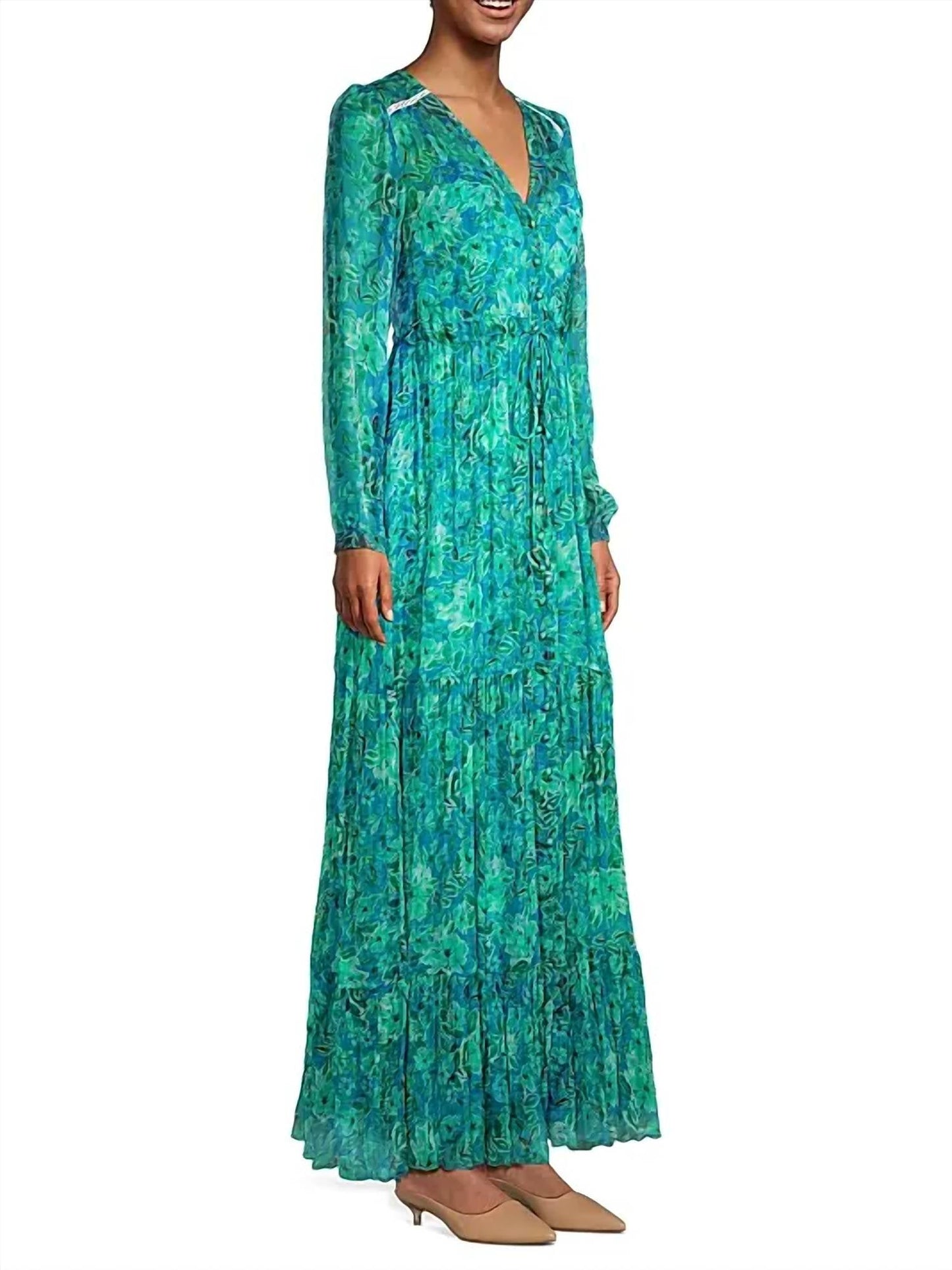 Johnny Was - Raquel Silk Maxi Dress