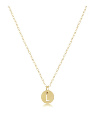 Enewton - Women's Respect Small Gold Disc Necklace - L