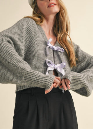 &Merci - Tie Front Cardigan