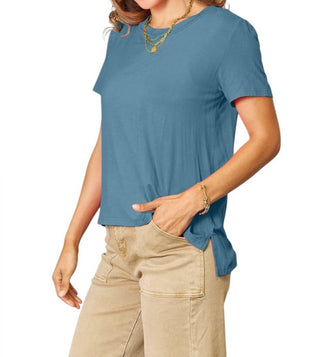 Trendsi - Full Size Round Neck Short Sleeve T-Shirt