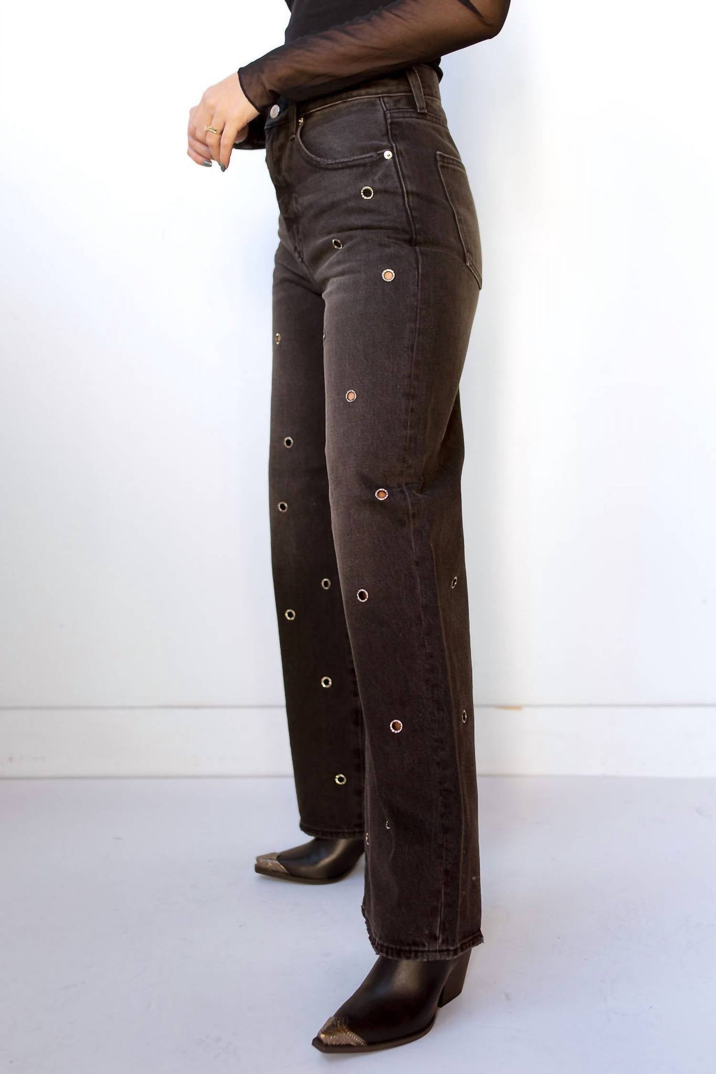 Pistola - Hendrix High Rise Baggy Jeans