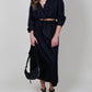 Enza Costa - Cotton Drawcord Shirt