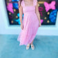 Blu Pepper - Making Me Blush Maxi Dress