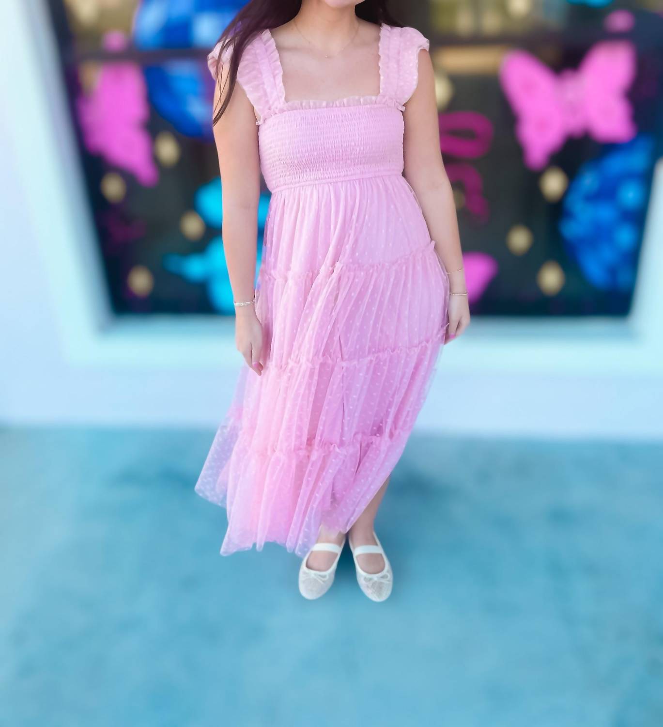 Blu Pepper - Making Me Blush Maxi Dress