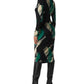 Joseph Ribkoff - Abstract Print Wrap Dress