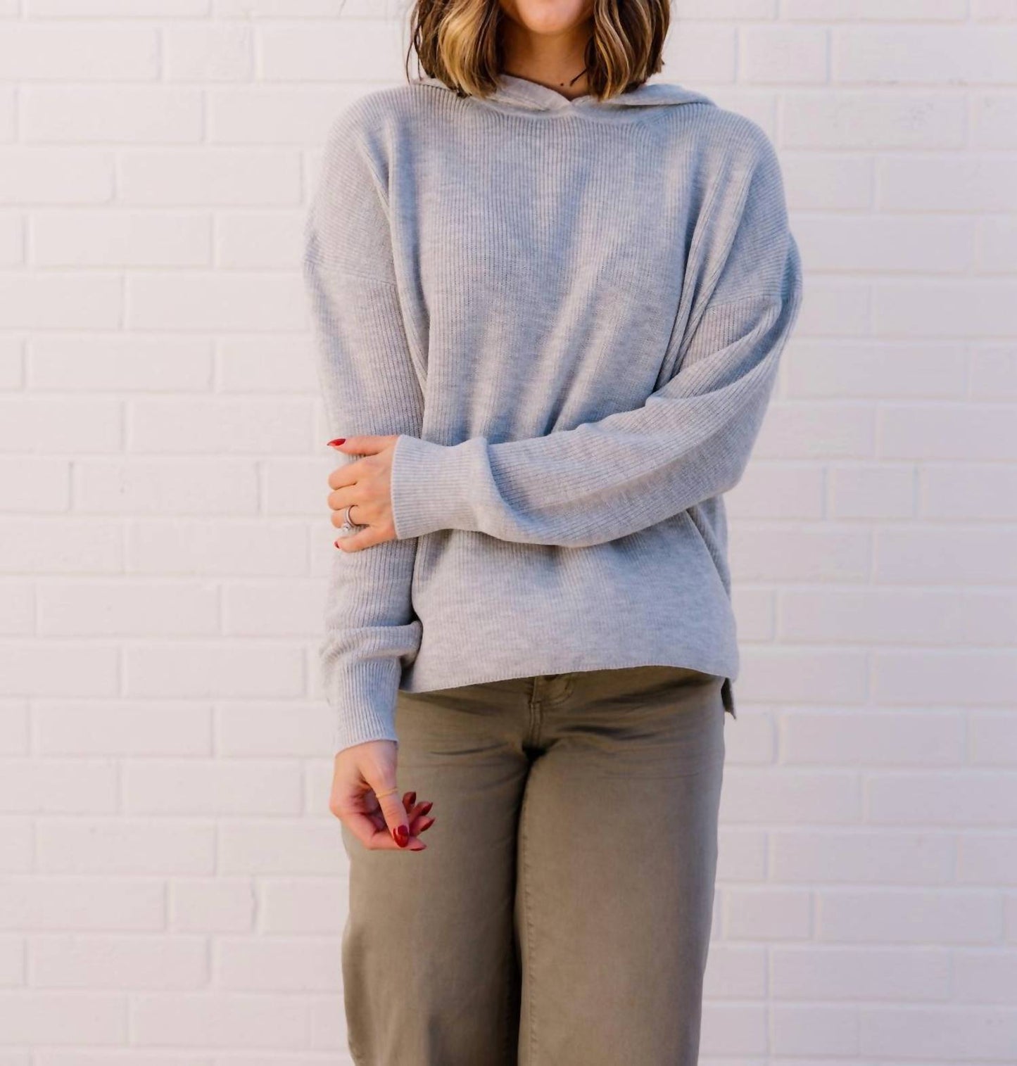 Be Cool - Women's Charlie Knit Hoodie Sweater