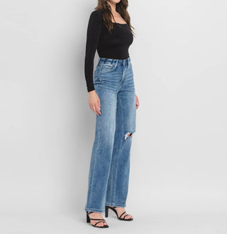 Vervet By Flying Monkey - Leslie Super High Rise 90's Vintage Flare Jeans