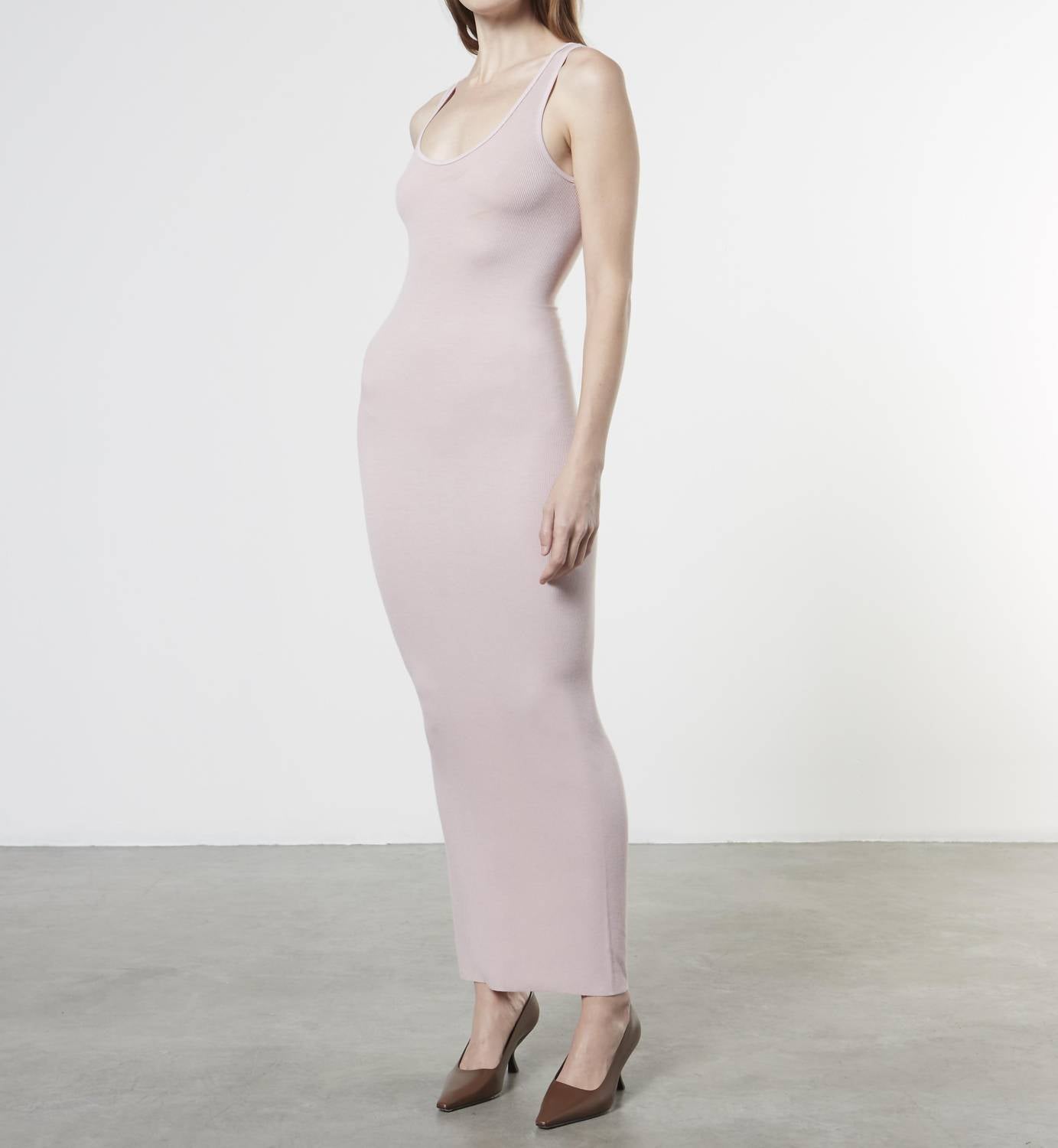 Enza Costa - STRETCH SILK KNIT MAXI TANK DRESS