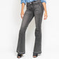 Judy Blue - Mid Rise Tummy Control Hem Release Flare Jeans