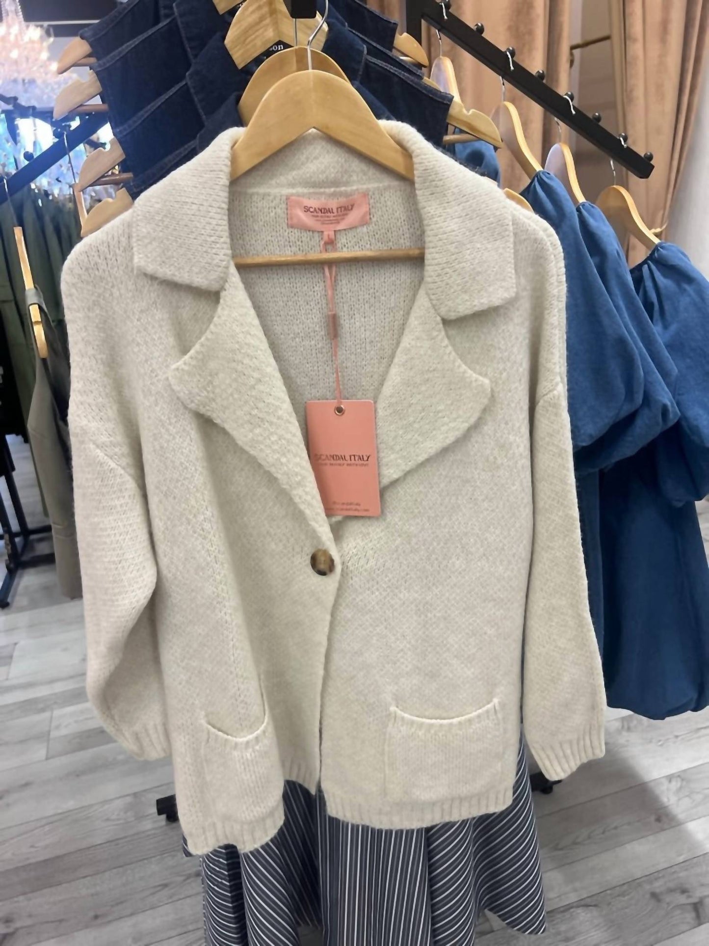Scandal Italy - Primrose Lng Sleeve Cardigan