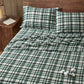 4 Pieces Queen 100% Cotton Flannel Printed Sheet Set Finton