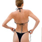 Gigizara - Shadow Horizon Bikini Top Textured Black Elegance