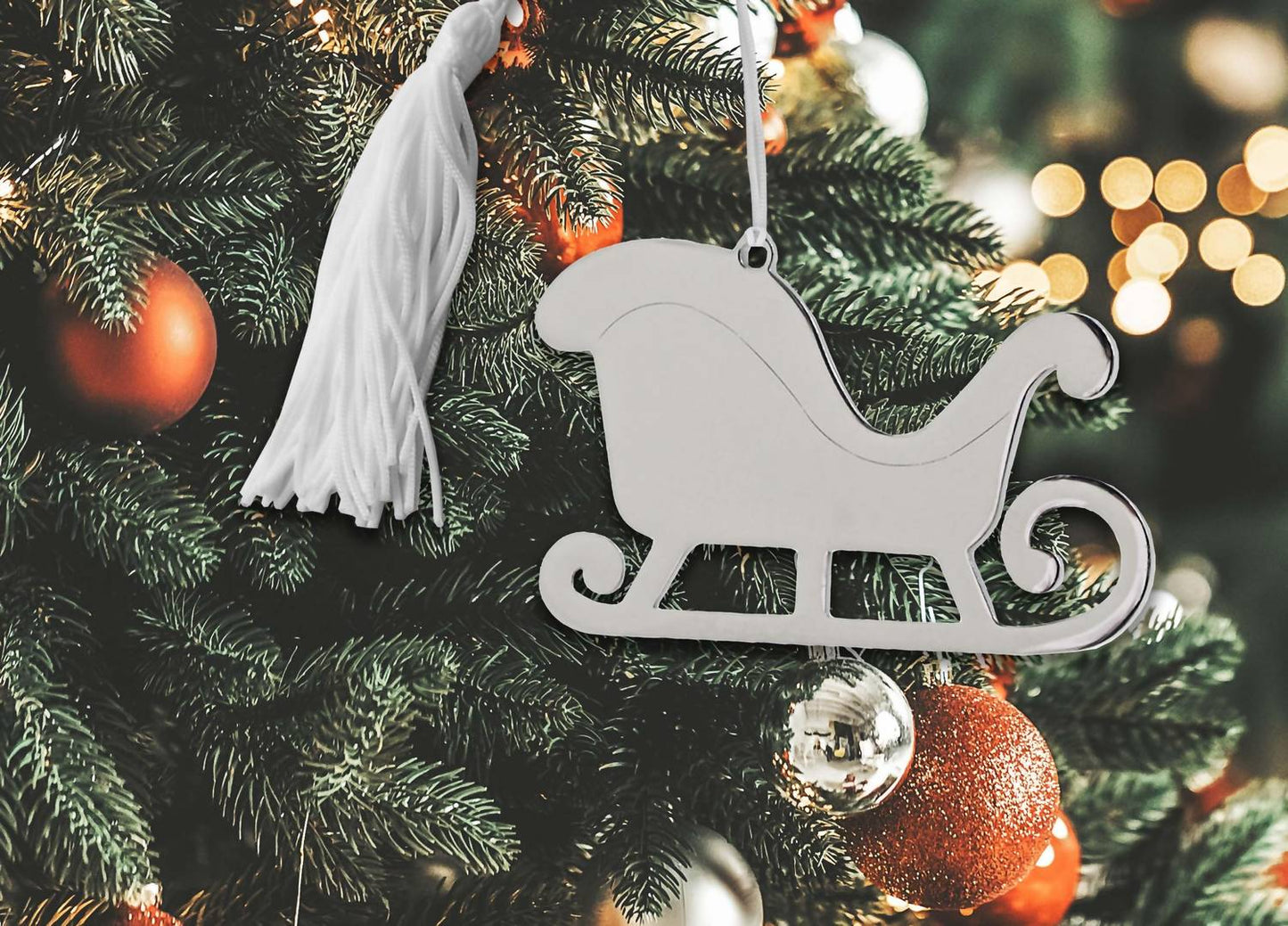 Creative Gifts International - Sleigh Ornament with Tassel