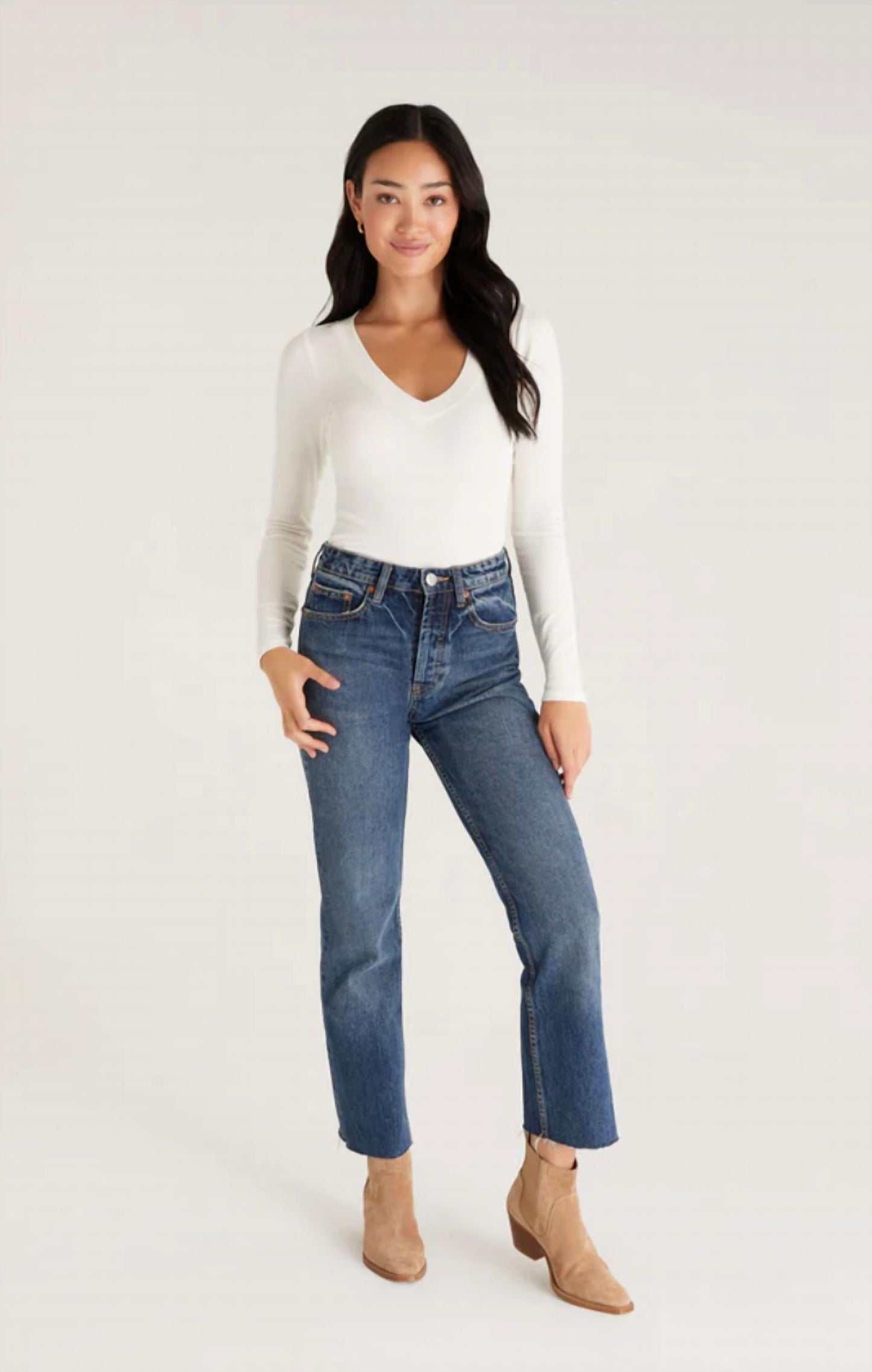Z Supply - Izzy Rib V-Neck Top
