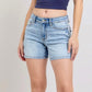 Judy Blue - Vintage Wash Dad Shorts