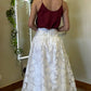 Blu Pepper - Floral Organza Midi Skirt