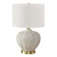 Transitional Lighting Table Lamp in Cream Resin