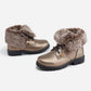 Mayoral - Faux Fur Lined Biker Boots BG