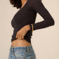 Project Social T - Danni Seamless Square Neck Long Sleeve