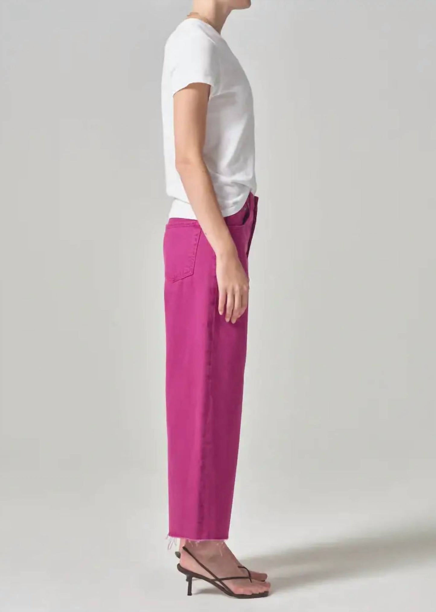 Citizens Of Humanity - AYLA RAW HEM CROP TWILL PANTS