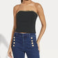 Generation Love - Crepe Crystal Bustier Top