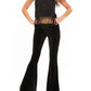 Wyldr - Amina Velvet Flare Pant