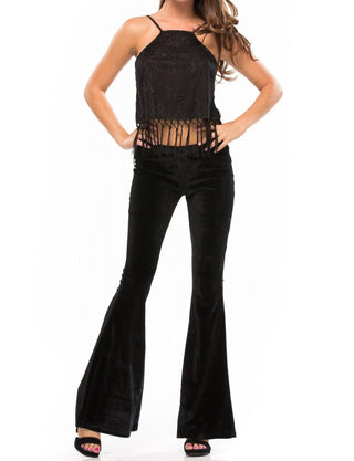 Wyldr - Amina Velvet Flare Pant