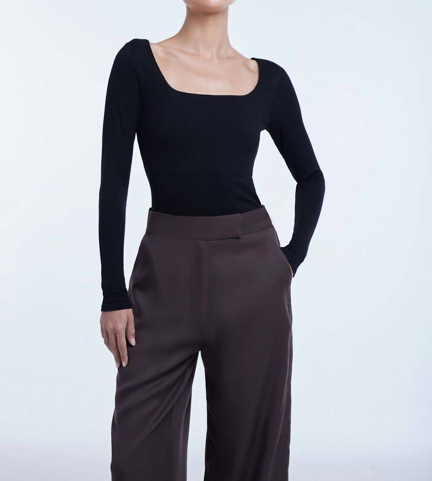 Dāl The Label - Ribbed Long Sleeve Bodysuit