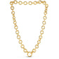 14k Yellow Gold Round Link Chain Necklace