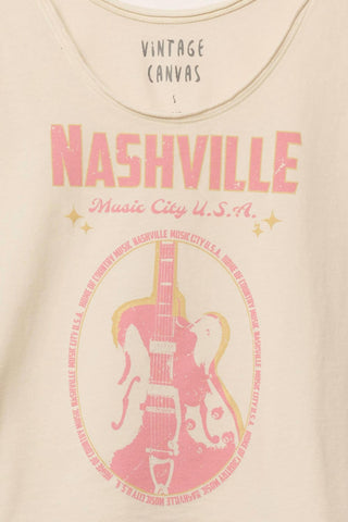 Promesa - Nashville Music City Racerback Graphic Tank Top