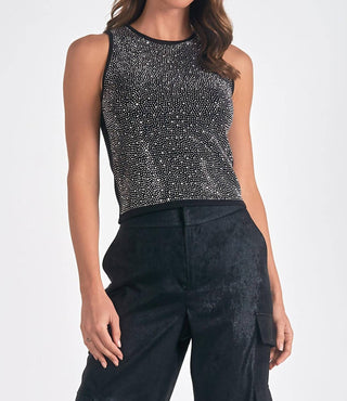 Elan - Sleeveless Sweater Tank Top