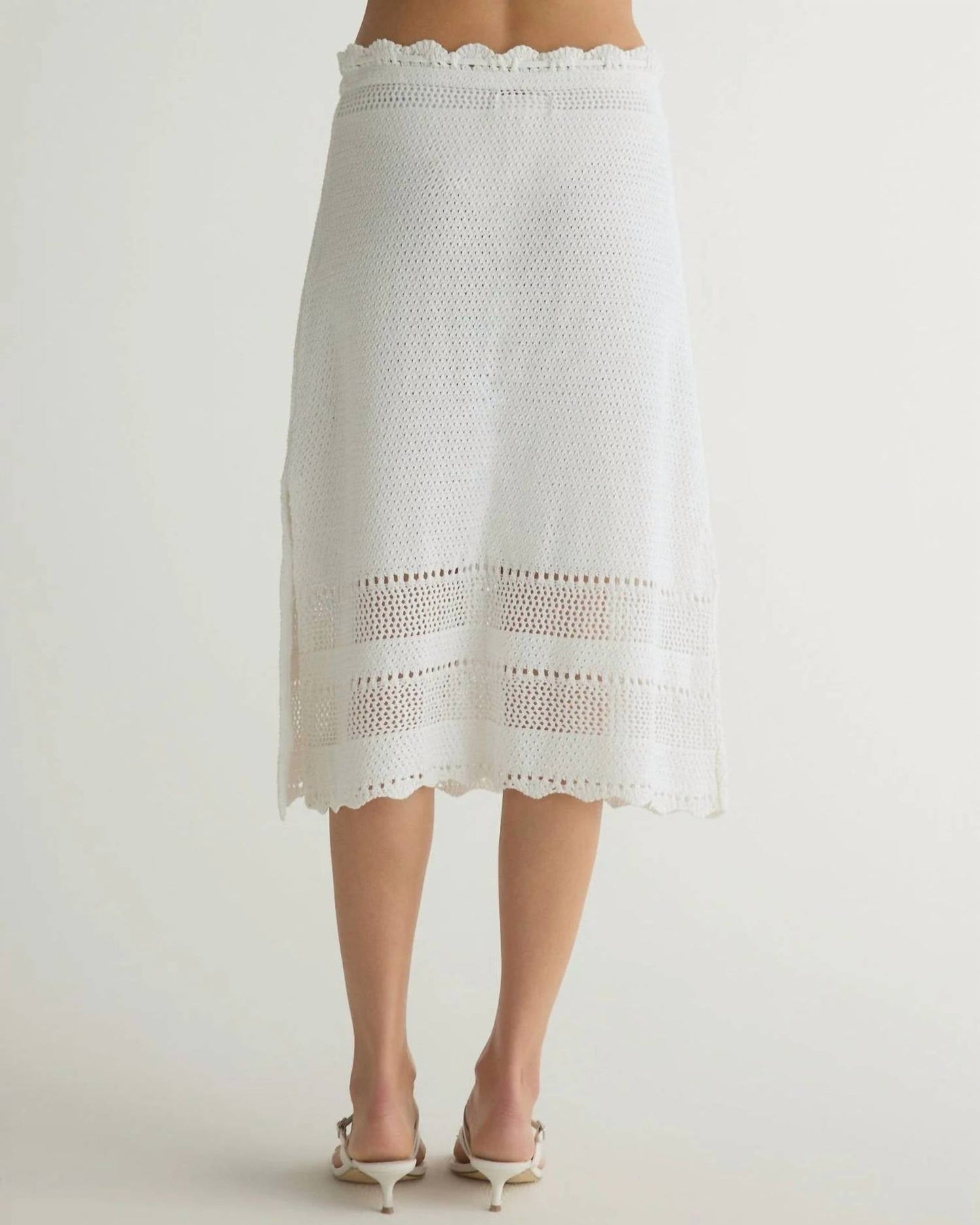 Bella Dahl - Crochet Midi Skirt