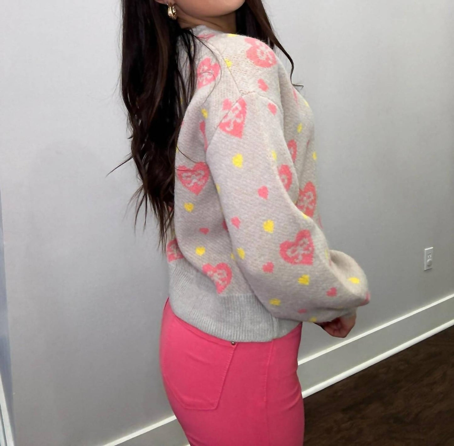 &Merci - Heart and Bow Sweater