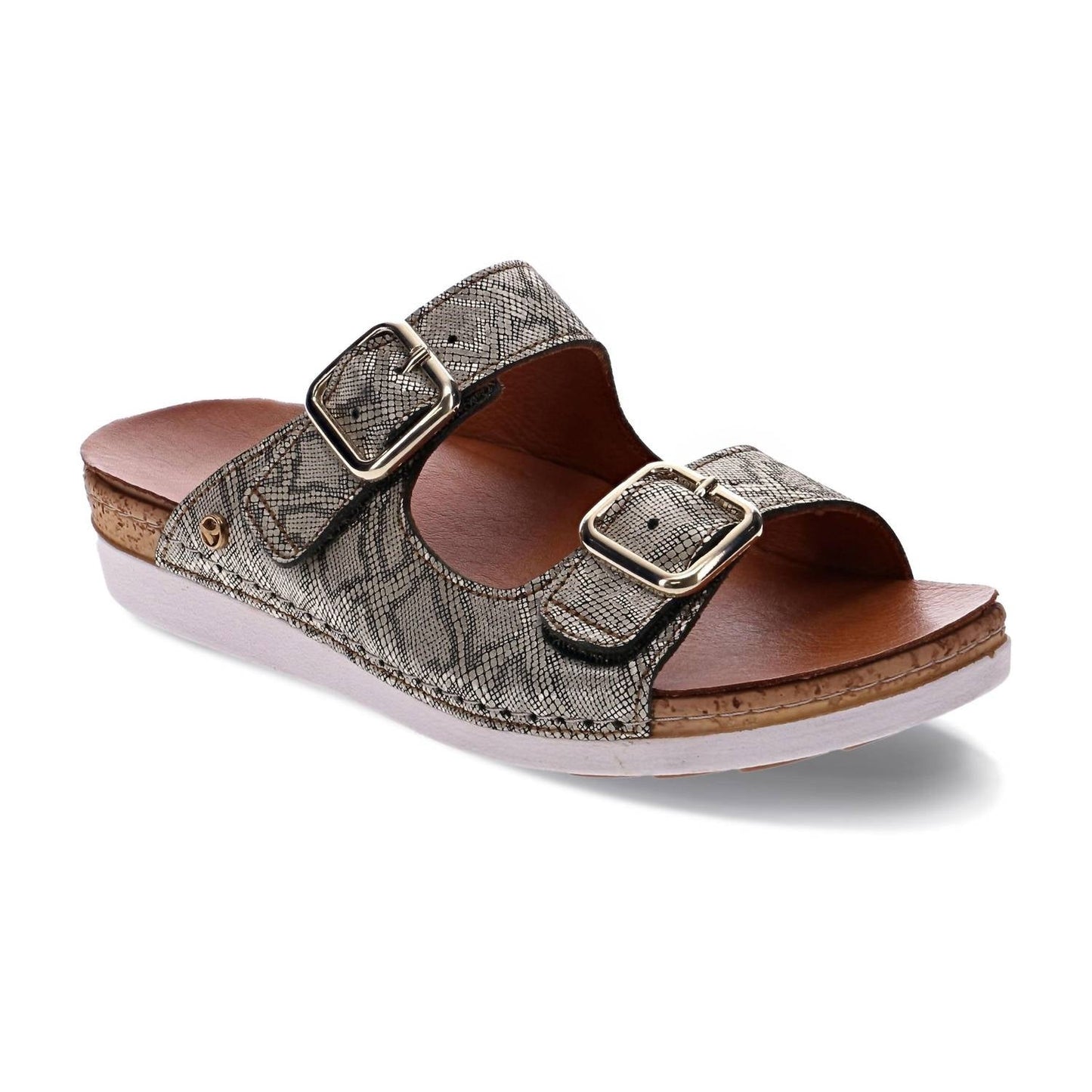 Revere - Women's Brighton 2 Strap Slide Sandal