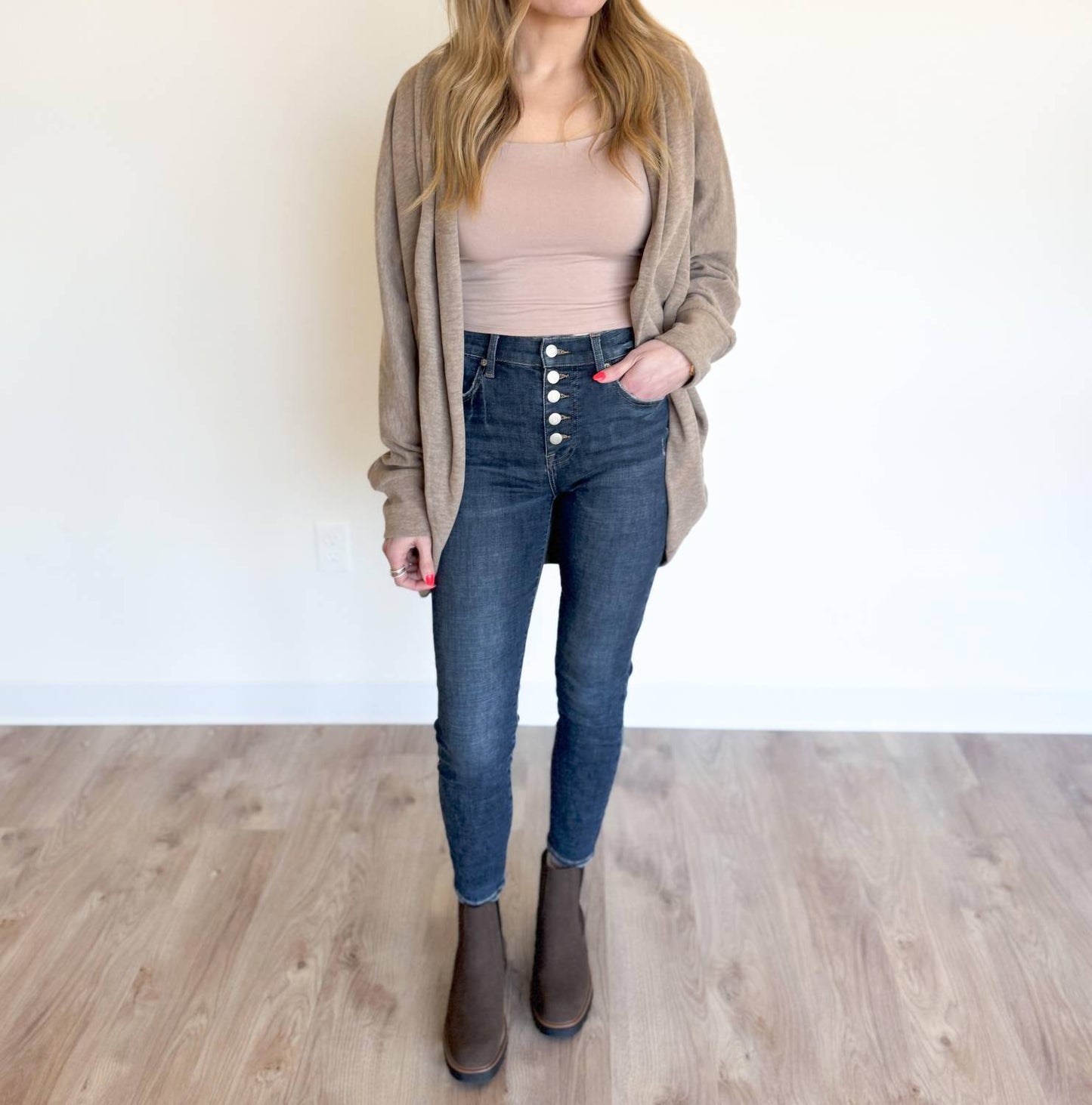 Pistola - Lacey High Rise Dark Wash Jeans