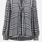 Joseph Ribkoff - Georgette Plaid Puff Sleeve Top
