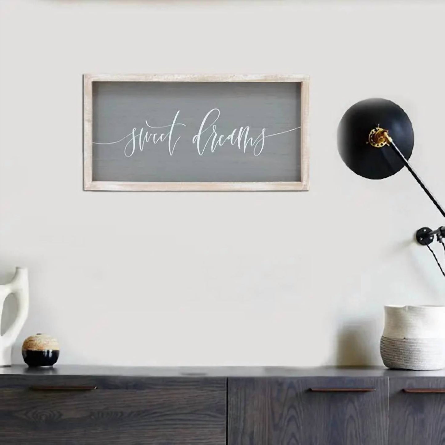 Paris Loft - Sweet Dreams Rustic Wooden Wall Sign Plaque