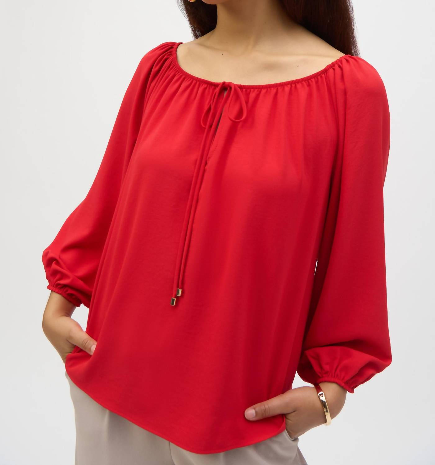 Joseph Ribkoff - Off The Shoulder Flared Top