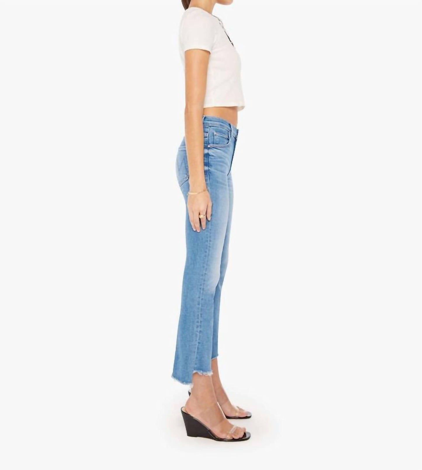 Mother - Insider Crop Step Fray Jeans