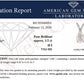 AGS Certified 14K White Gold 1/2 Cttw Diamond Pear 18" Pendant Necklace (H-I Color, VS2-SI1 Clarity)