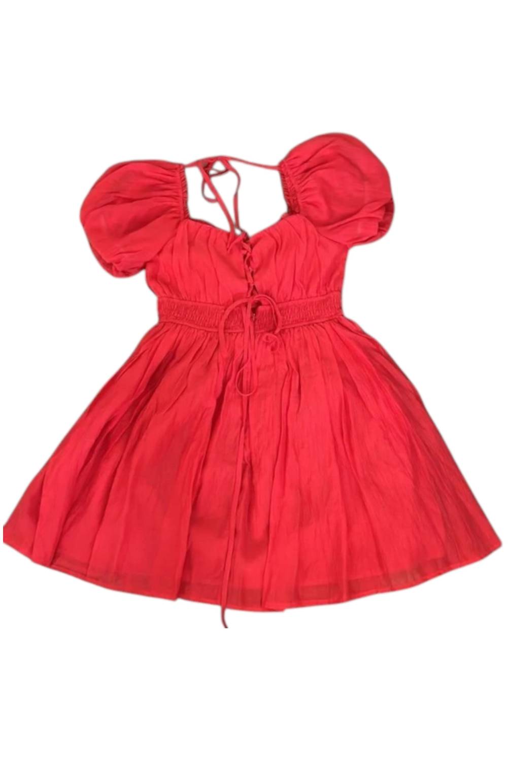 &Merci - Keri Eyelet Babydoll Mini Dress