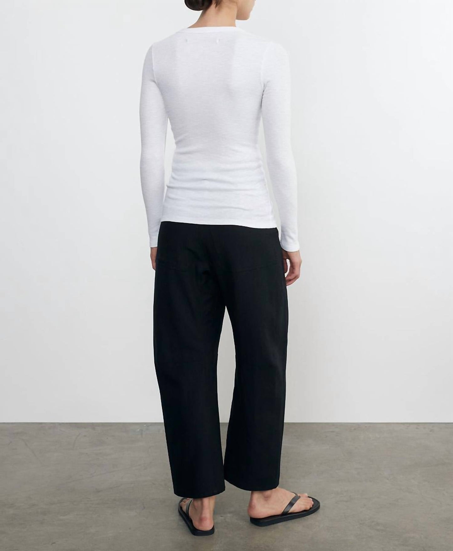 Enza Costa - Women's Textured Knit Crew Top
