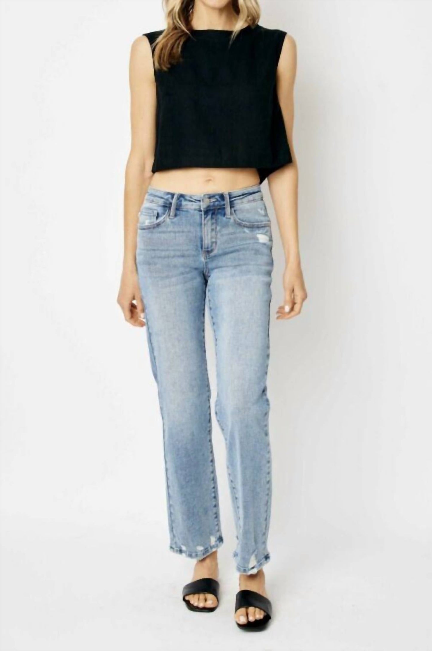 Judy Blue - Destroy Straight Leg Jean