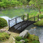 Outsunny 7' Metal Arch Garden Bridge with Safety Siderails