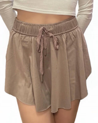 Wishlist - Lightweight Drawstring Skort