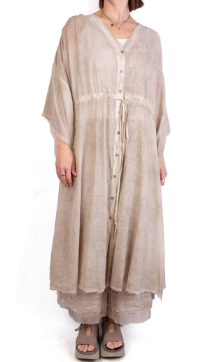 Sanctamuerte - Button Up Caftan