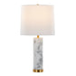 Marabella 26" Contemporary Marble Table Lamp Set of 2