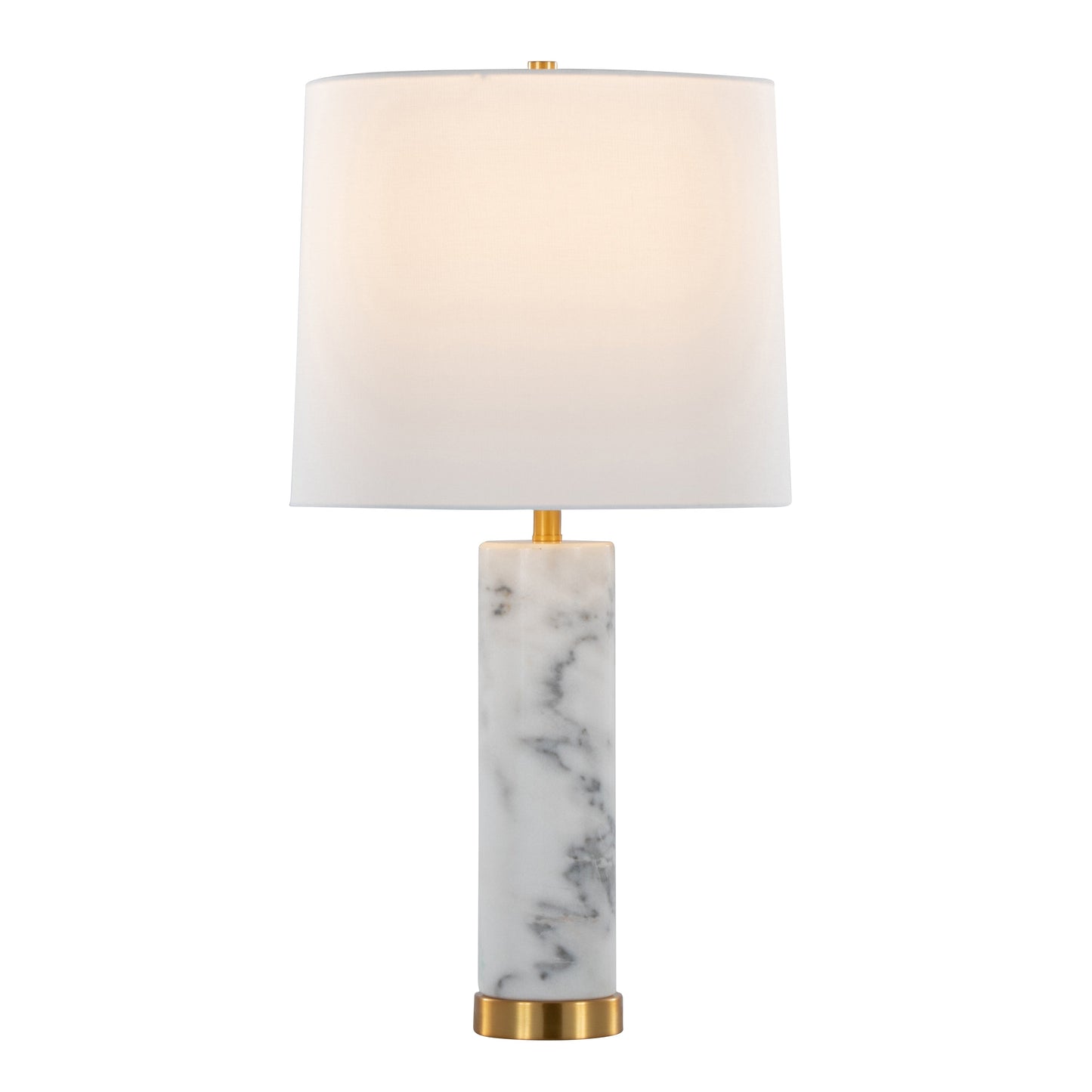 Marabella 26" Contemporary Marble Table Lamp Set of 2
